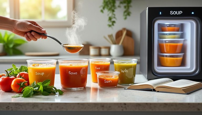 découvrez comment congeler correctement votre soupe, le temps de conservation idéal, des astuces pratiques et les erreurs à éviter pour préserver saveur et texture.