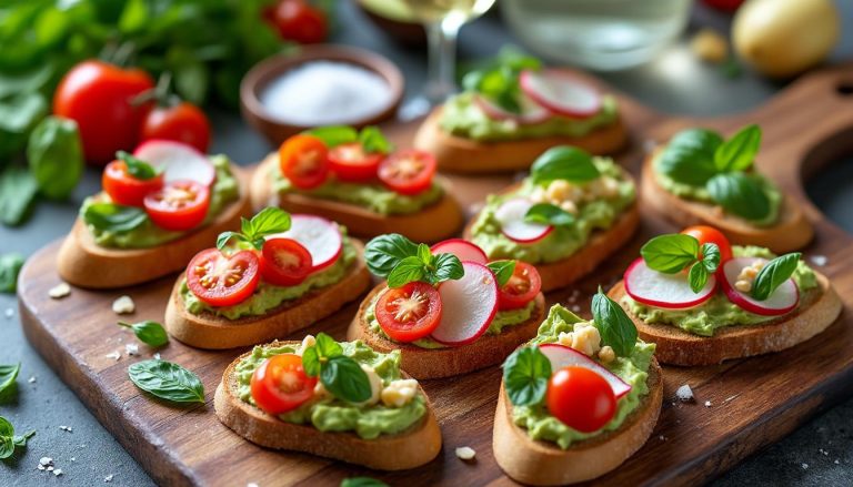 découvrez nos recettes faciles et économiques de toasts apéro sans cuisson, parfaites pour vos apéritifs rapides et savoureux.