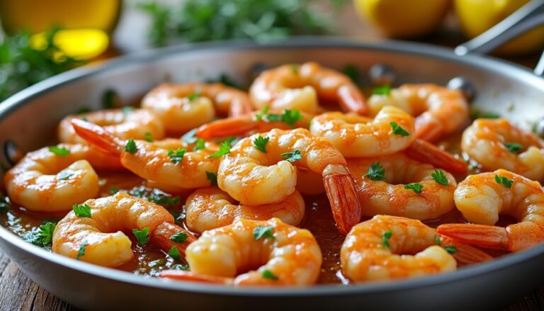 découvrez une recette rapide et savoureuse de crevettes poêlées à l'ail, accompagnée de conseils pratiques pour une cuisson parfaite à chaque fois.