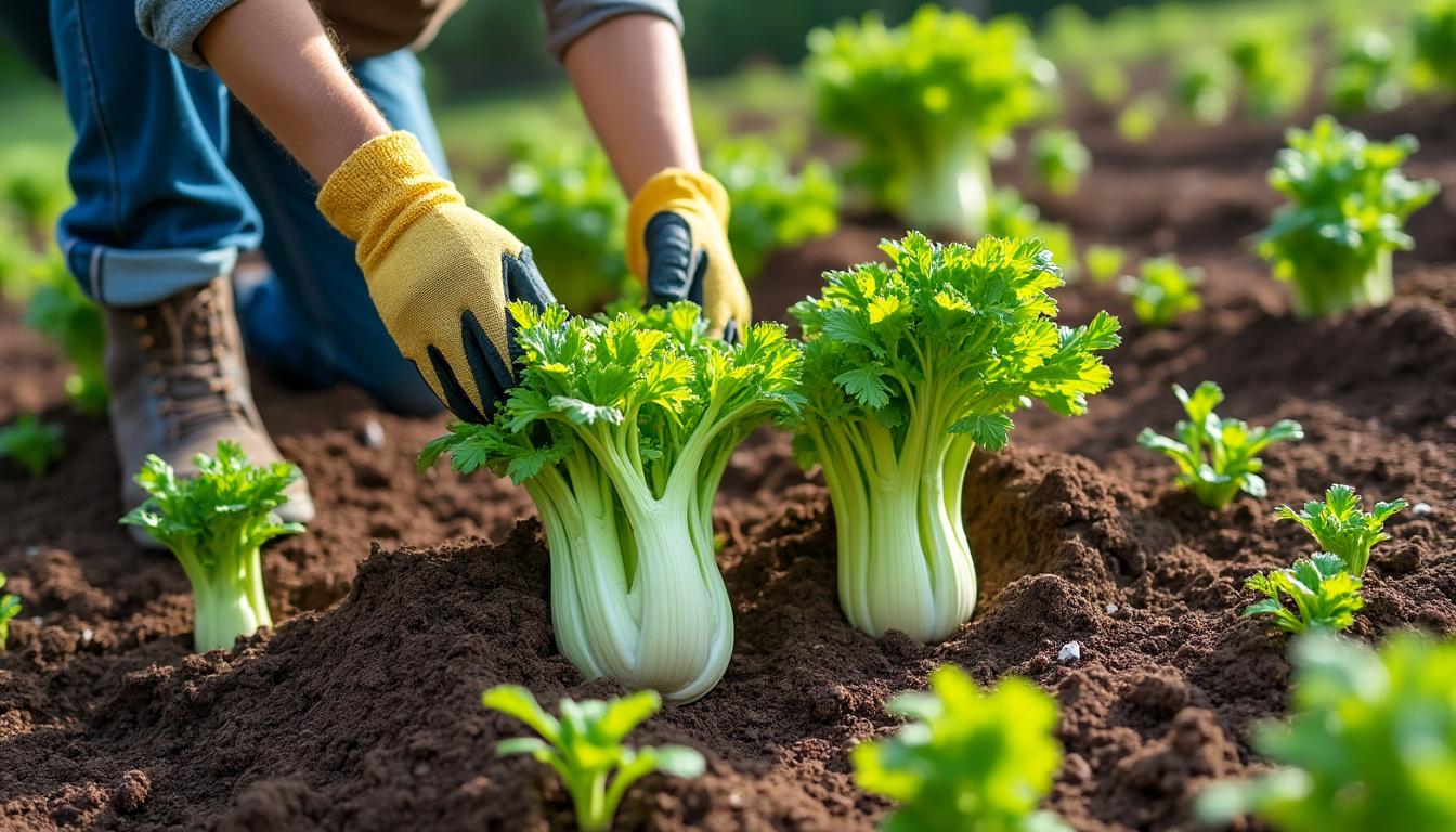 apprenez à cultiver le céleri branche facilement avec nos conseils étape par étape pour semer, entretenir et récolter cette plante savoureuse dans votre jardin.