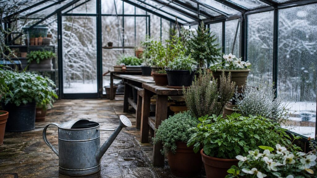 Faut-il arroser la serre en hiver : Bonnes pratiques