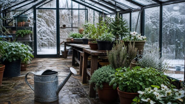 Faut-il arroser la serre en hiver : Bonnes pratiques
