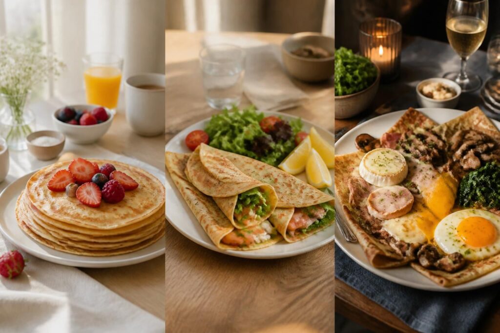 découvrez combien de crêpes prévoir par personne selon le type de repas pour bien organiser vos repas et éviter le gaspillage.