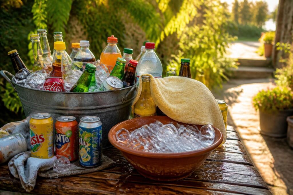 découvrez des astuces simples et efficaces pour garder vos boissons au frais sans utiliser de frigo, parfaites pour l'été ou vos sorties en plein air.
