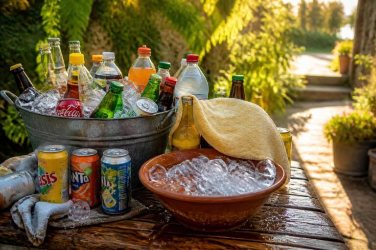 découvrez des astuces simples et efficaces pour garder vos boissons au frais sans utiliser de frigo, parfaites pour l'été ou vos sorties en plein air.
