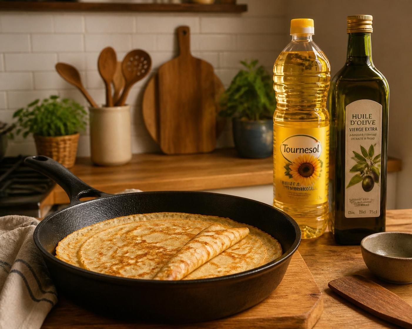 découvrez quelles huiles utiliser pour réussir vos pâtes à crêpe. guide des meilleures options pour des crêpes savoureuses et légères.